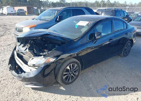 2013 Honda Civic Ex from USA, damaged, VIN 19XFB2F86DE236548